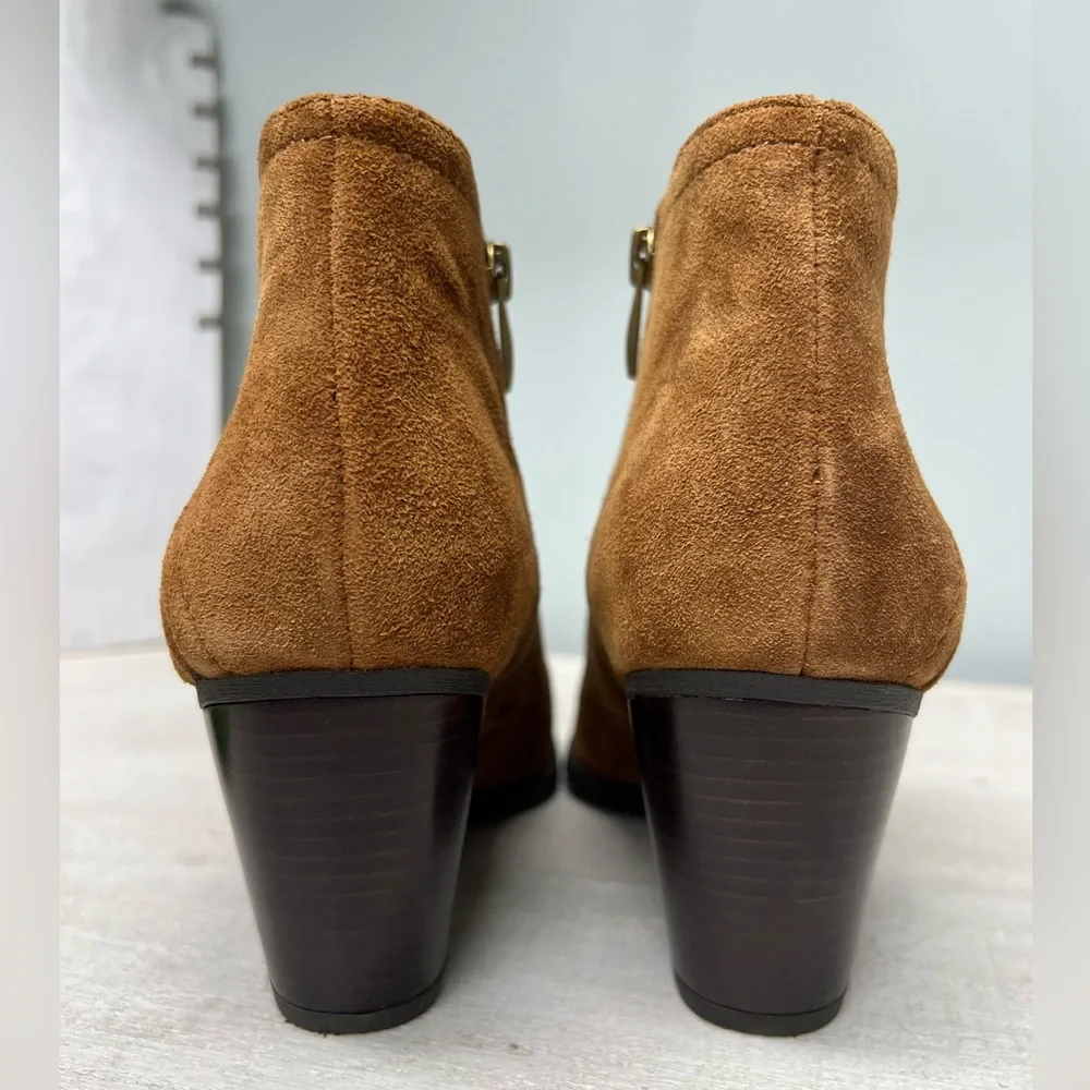 Franco Sarto suede ankle booties women’s size 8.5 - Picture 5 of 10